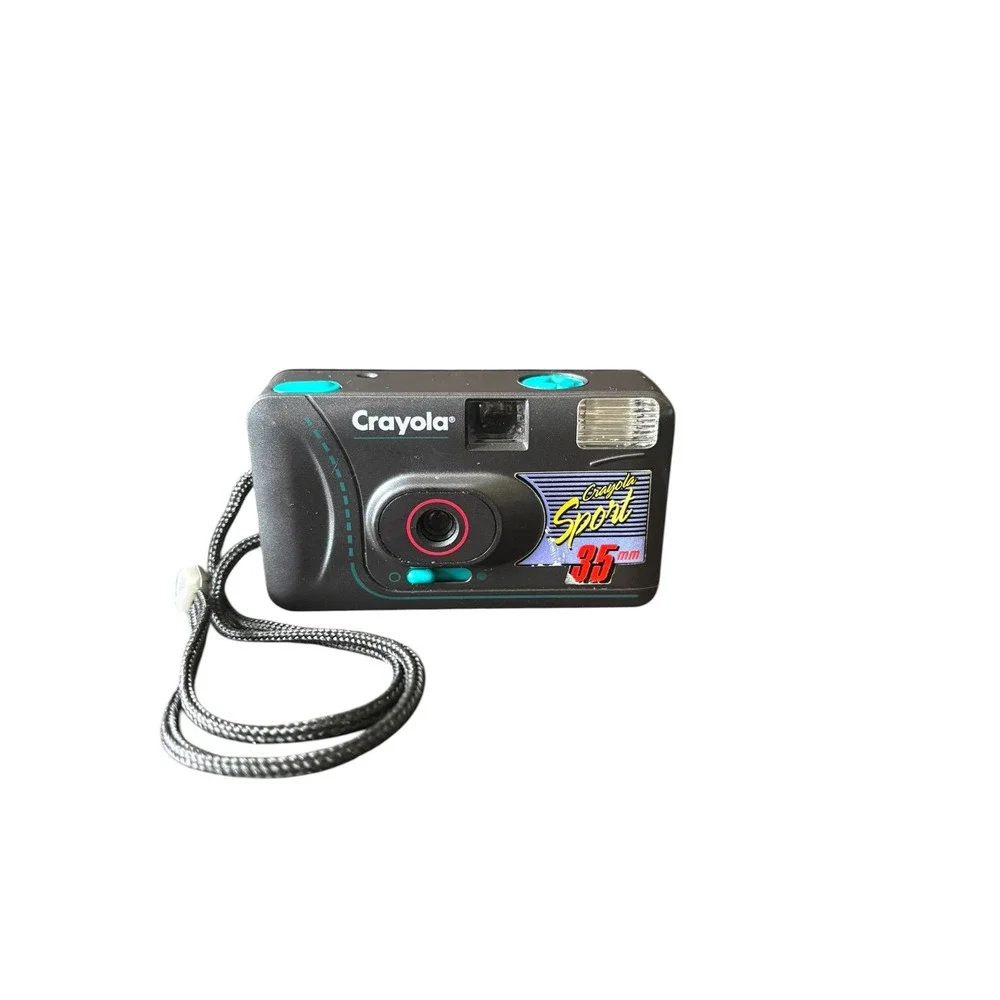 Crayola Sport 35mm‎ Film Camera CR450 Point Shoot Vintage Untested Strap